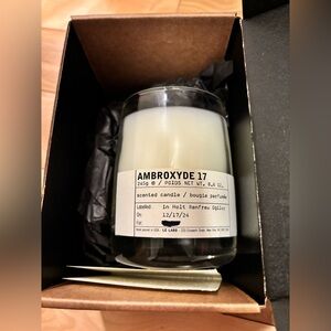 Le Labo Ambroxyde 17 scented candle, new in box